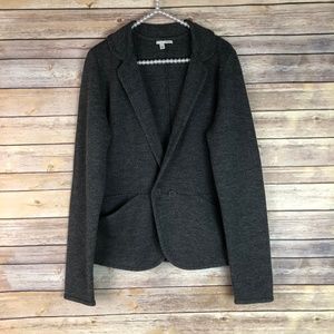 Nordstrom Halogen Luxe Grey Blazer Size Large